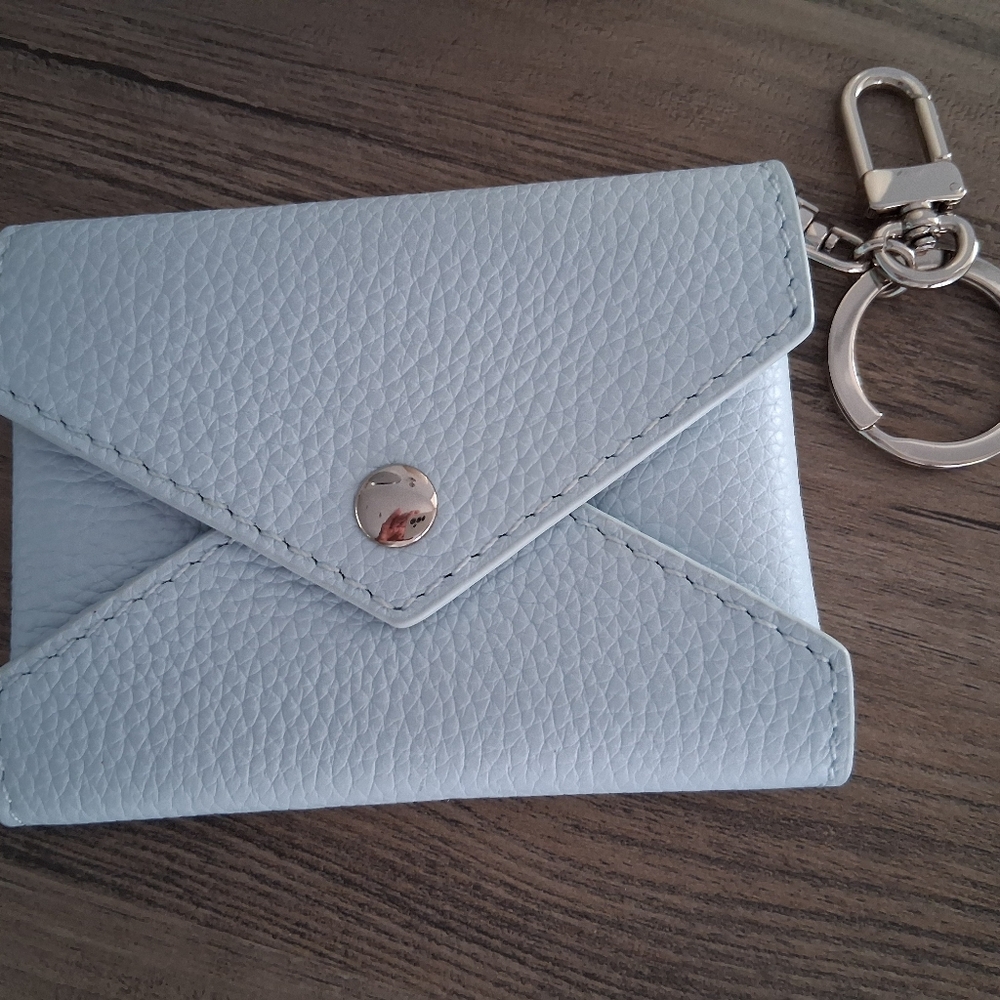 DUYP TOGO LEATHER MINI ENVELOPE BAG CHARM CARD HOLDER